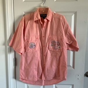 Vintage Weekendo Brand Tropical Shirt Size Small Button Down
